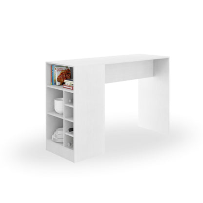 Bancada Balcão/Ilha de Cozinha Gourmet 1 Porta e Adega Menu Móveis Branco