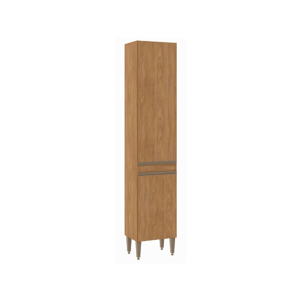 Paneleiro 2 Portas para Cozinha Modulada Paris 202cm Menu Móveis Freijó
