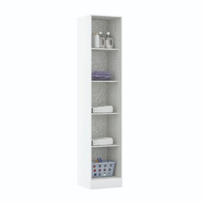 Armário de Lavanderia Multiuso Com 1 Porta Menu Móveis Branco