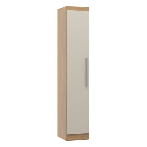 Guarda Roupa Armário Modulado 1 Porta Selene Menu Móveis Carvalho/Off White