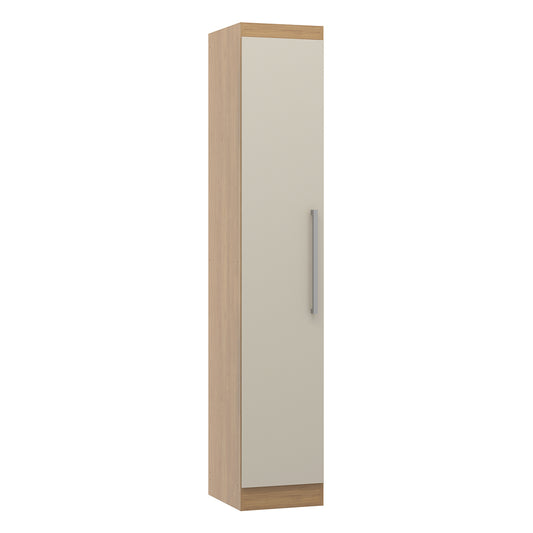 Guarda Roupa Armário Modulado 1 Porta Selene Menu Móveis Carvalho/Off White